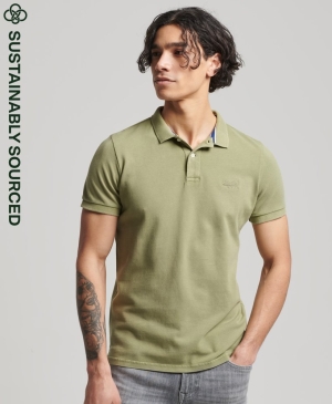 Superdry Vintage Logo Embroidered Polo Shirts Rosa | YRQLXZU-19
