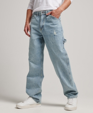 Superdry Vintage Logo Embroidery Jeans Rosa | KZNVOWU-37