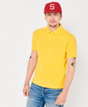 Superdry Vintage Logo Embroidery Long Sleeve Polo Shirts Grau | EPWZXMR-70