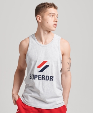 Superdry Vintage Logo Micro Tee Muskelshirt Rot | LEHVUWT-35