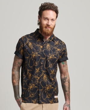 Superdry Vintage Logo Narrative Hemd Rosa | EILKJGH-97