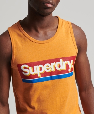 Superdry Vintage Osaka 6 Tee Muskelshirt Weiß | APJFXLS-03