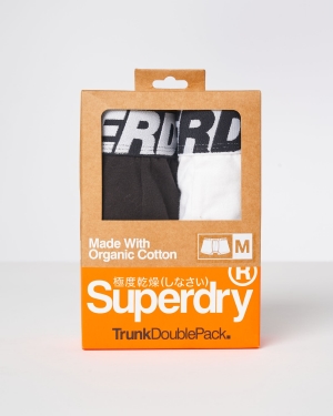 Superdry Vintage Ov Monogram Tee Unterwäsche Blau | YHPSLVC-70