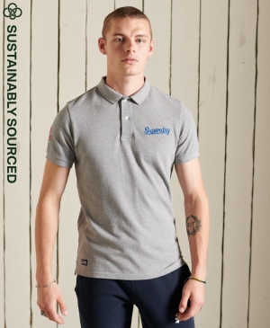 Superdry Vintage Script Stylen Coll Polo Shirts Rosa | FMCEXKG-15