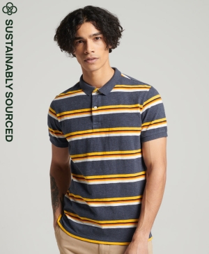 Superdry Vintage Tonal Embroidery Tee Polo Shirts Schwarz | BLEHPOV-19