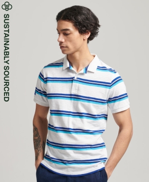 Superdry Vintage Tonal Embroidery Tee Polo Shirts Grau | RHIXMBZ-04