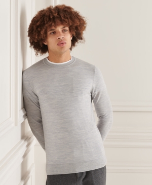 Superdry Vintage Utility Jumper Neutrals | VBQANXG-80
