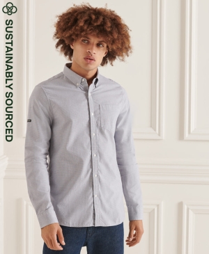 Superdry Vintage Wash Hemd Blau | KZRAPCV-18