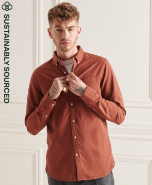 Superdry Vintage Wash Hemd Neutrals | SFUJVZW-73