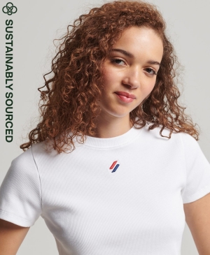 Superdry Vle Stripe Tee T-shirts Grau | UZVGASJ-02